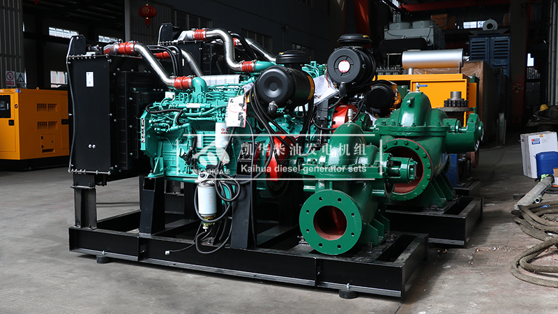 撫州市兩臺(tái)柴油機(jī)水泵機(jī)組成功出廠(chǎng)